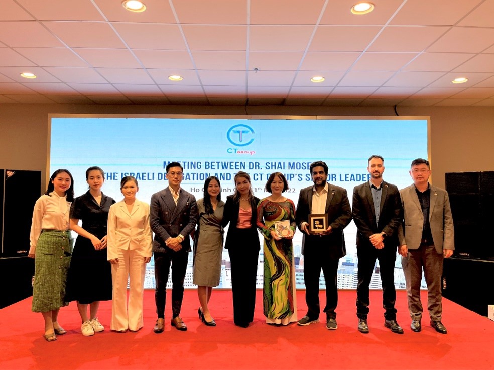 CUỘC GẶP GỠ CHIẾN LƯỢC GIỮA PHÁI ĐOÀN ISRAEL VÀ BAN LÃNH ĐẠO TẬP ĐOÀN CT GROUP